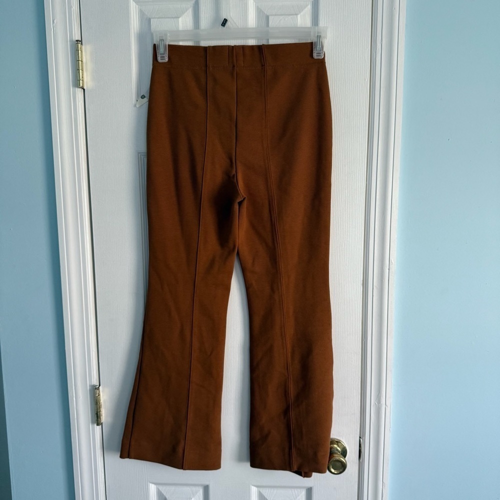Maeve by Anthropologie The Margot Kick-Flare Cropped Texture Pants Sz XS NWT - Picture 6 of 8